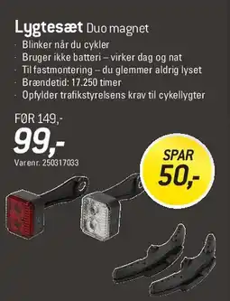 Thansen Lygtesæt Duo magnet tilbud