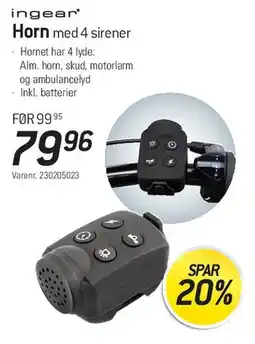 Thansen Horn med 4 sirener tilbud