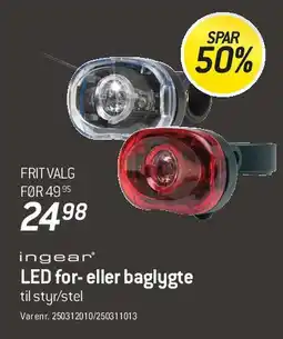 Thansen LED for- eller baglygte tilbud