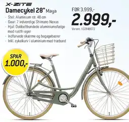 Thansen X-ZITE Damecykel 28 (Maga) tilbud