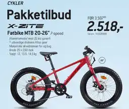 Thansen Fatbike MTB 20-26 7-speed tilbud