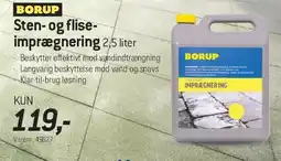 Thansen Borup Sten- og flise-imprægnering 2,5 liter tilbud