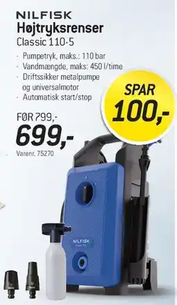 Thansen Højtryksrenser Classic 110-5 tilbud