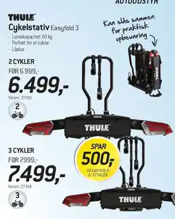 Thansen Cykelstativ EasyFold 3 tilbud