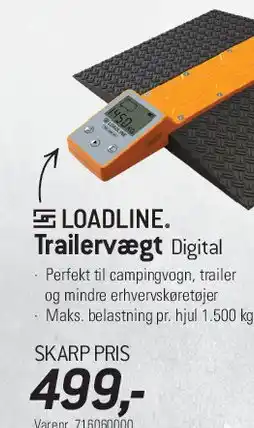 Thansen LOADLINE Trailervægt Digital tilbud