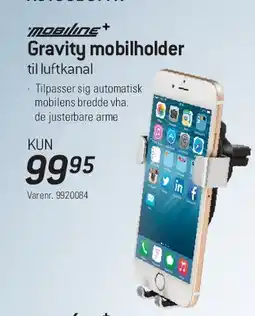 Thansen Gravity mobilholder til luftkanal tilbud