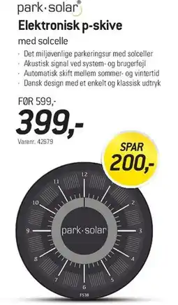 Thansen Elektronisk p‑skive tilbud