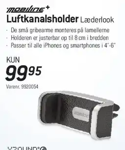 Thansen Luftkanalsholder, læderlook tilbud