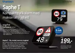 Thansen Saphe T trafikalarm tilbud