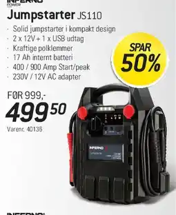 Thansen Jumpstarter JS110 tilbud