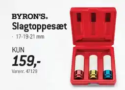 Thansen BYRON'S Slagtoppsæt tilbud