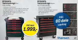 Thansen BYRON'S Værkstedsvogn tilbud