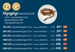 Thansen Klyngelys Varmhvid LED tilbud