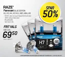 Thansen RAZE Pæresæt BLUE EDITION tilbud