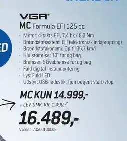 Thansen MC Formula EFI 125 cc tilbud