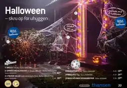 Thansen Halloween dekorationer tilbud
