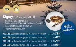 Thansen Klungelys Varmhvid LED tilbud