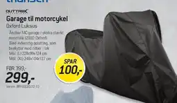 Thansen Garage til motorcykel tilbud