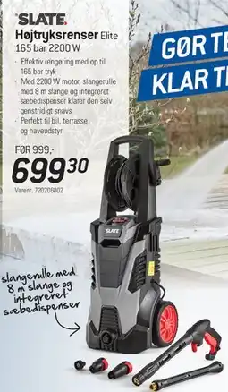 Thansen Højtryksrenser Elite 165 bar 2200 W tilbud