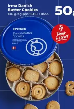 SuperBrugsen Irma Danish Butter Cookies tilbud