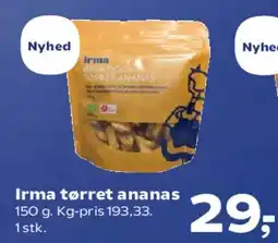 SuperBrugsen Irma tørret ananas tilbud