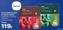 Kvickly Irma rødvin eller hvidvin i boks tilbud