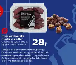 Kvickly Irma økologiske medjoul dadler tilbud