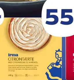 Kvickly Irma citrontærte tilbud
