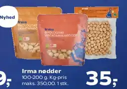 Kvickly Irma nødder tilbud