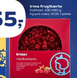 Kvickly Irma hindbærtærte tilbud