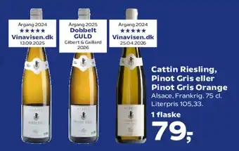 Cattin Riesling, Pinot Gris eller Pinot Gris Orange