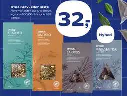 Kvickly Irma brev- eller løste (te) tilbud