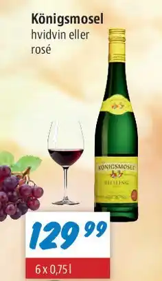 zur Krone Königsmosel (hvidvin eller rosé) tilbud