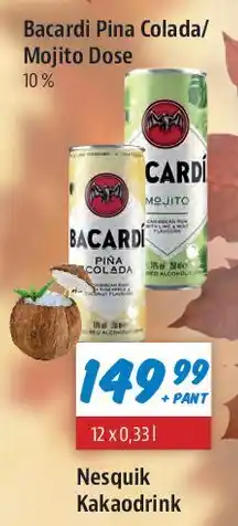 zur Krone Bacardi Pina Colada / Mojito (dåse) tilbud