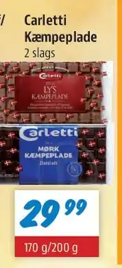 zur Krone Carletti Kæmpeplade tilbud