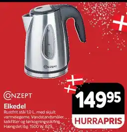 Din Isenkræmmer Elkedel tilbud