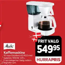Din Isenkræmmer Kaffemaskine (frit valg) tilbud