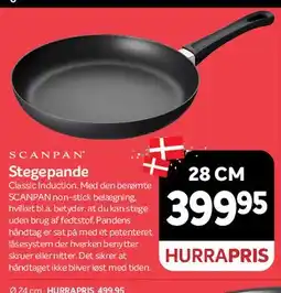 Din Isenkræmmer Stegepande 28 cm tilbud