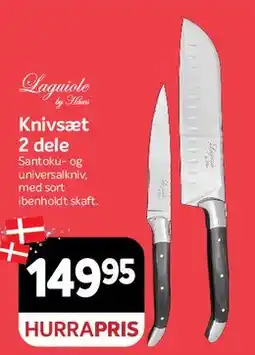 Din Isenkræmmer Knivset 2 dele tilbud