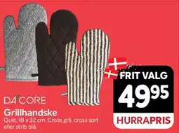 Din Isenkræmmer Grillhandske / Grydelap tilbud