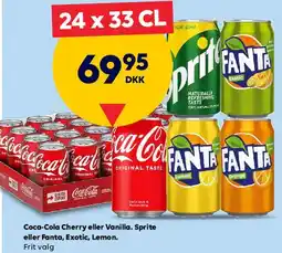 BorderShop Coca Cola / Sprite / Fanta (various flavors) tilbud