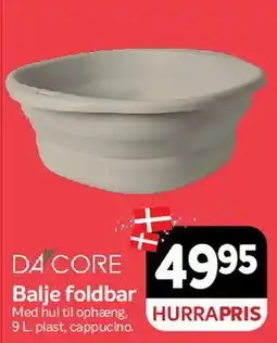 Din Isenkræmmer Balje foldbar tilbud