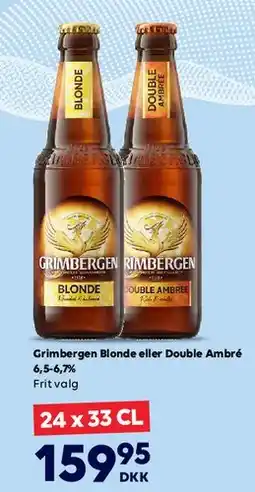 BorderShop Grimbergen (Blonde eller Double Amber) tilbud