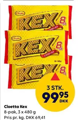 BorderShop Cloetta Kex (8-pak) tilbud