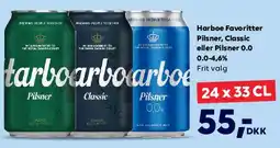 BorderShop Harboe Favoritter (Pilsner / Classic / Pilsner 0,0) tilbud