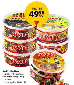 BorderShop Haribo slik dåser tilbud