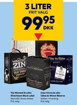 BorderShop 3 LITER FRIT VALG (boxed vine) tilbud