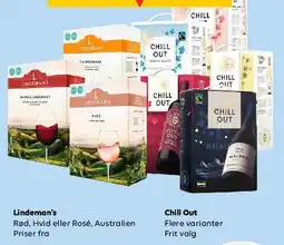 BorderShop Lindeman's / Chill Out (3 liter) tilbud
