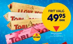 BorderShop Toblerone Chokolade tilbud