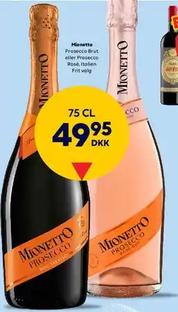 BorderShop Mionetto Prosecco tilbud
